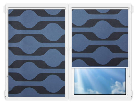 Рулонные шторы Мини - Вискан-581 на пластиковые окна