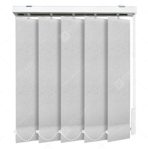 Вертикальные тканевые жалюзи Сиде блэкаут серый 3746