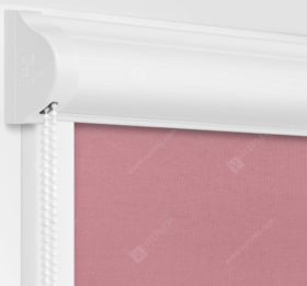 Рулонные кассетные шторы УНИ - Карина розовый