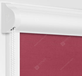 Рулонные кассетные шторы УНИ - Карина темно-розовый